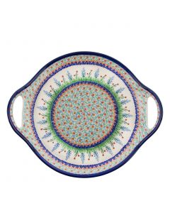 Tray with handles