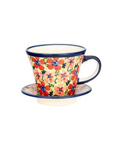 Cup with saucer Tulip (0,2L)