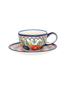 Cup with saucer Lotus Flower (V0,2L)