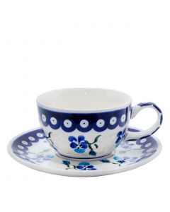 Cup with saucer Lotus Flower (V0,2L)