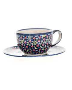 Cup with saucer Lotus Flower (V0,2L)