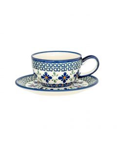 Cup with saucer Lotus Flower (V0,2L)