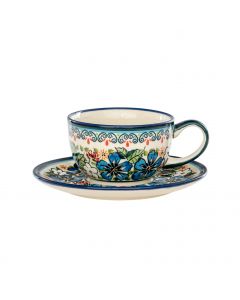 Cup with saucer Lotus Flower (V0,2L)