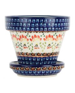 Flower pot  with saucer small