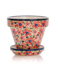 Flower pot  with saucer small