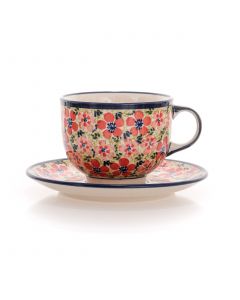 Cup with saucer Jumbo (V0,5L)