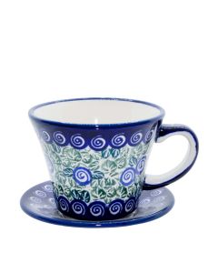 Cup with saucer Tulip (0,2L)