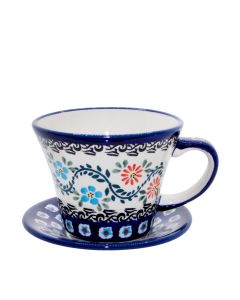 Cup with saucer Tulip (0,2L)