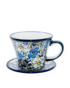 Cup with saucer Tulip (0,2L)