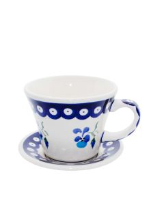 Cup with saucer Tulip (0,2L)