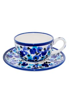 Cup with saucer Lotus Flower (V0,2L)