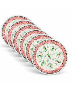 Set of 6 breakfast plates D-939