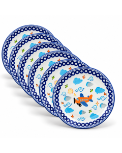 Set of 6 breakfast plates DU-284