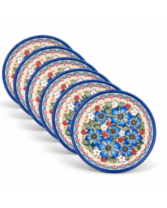 Set of 6 breakfast plates EX-308