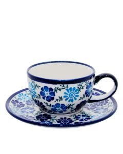  Tasse mit Untertasse Lotus Blume (V0,2L)