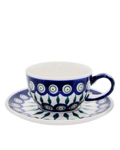 Tasse mit Untertasse Lotus Blume (V0,2L)