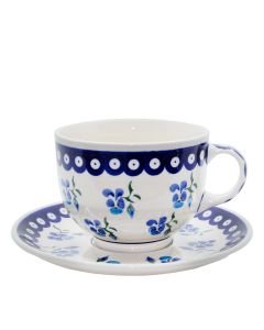  Tasse mit Untertasse Jumbo (V0,5L)
