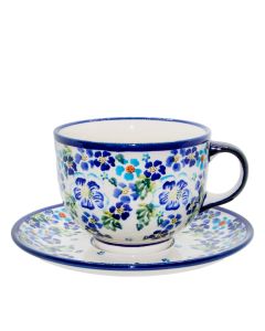  Tasse mit Untertasse Jumbo (V0,5L)