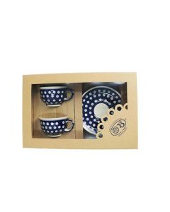 Gift box for two cups with saucers