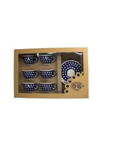 Gift box for six cups with saucers