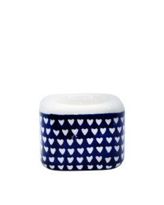 Rectangular candleholder low