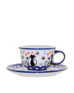 Cup with saucer Crocus (V0,2L)