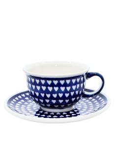 Tasse mit Untertasse Krokusse (V0,2L)