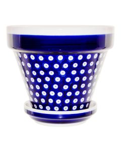 Flower pot with saucer large