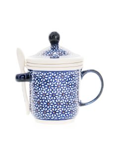 Herb kit with strainer, lid and teaspoon (V0,27L)