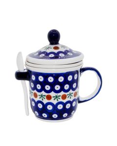 Herb kit with strainer, lid and teaspoon (V0,27L)