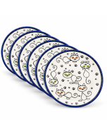 Set of 6 breakfast plates A-1371A