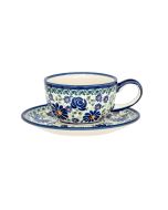  Tasse mit Untertasse Lotus Blume (V0,2L)