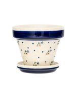 Flower pot with saucer small