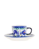 Espressotasse mit Untertasse (0,1L)