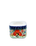 Rectangular candleholder low