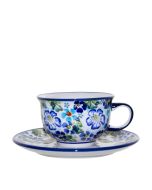 Tasse mit Untertasse Krokusse (V0,2L)