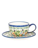 Cup with saucer Lotus Flower (V0,2L)