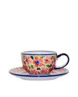  Tasse mit Untertasse Lotus Blume (V0,2L)