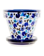 Flower pot with saucer small