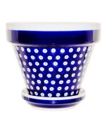 Flower pot with saucer large