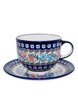 Cup with saucer Jumbo (V0,5L)