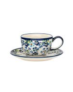 Cup with saucer Lotus Flower (V0,2L)