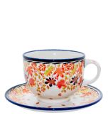 Cup with saucer Jumbo (V0,5L)